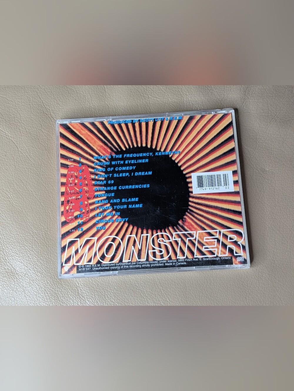 R.E.M. Monster Audio CD - Picture 2 of 5